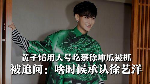 今日吃瓜爆料黄子韬,揭秘娱乐圈背后的故事