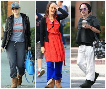 明星网红雪地靴,明星网红倾情演绎雪地靴魅力